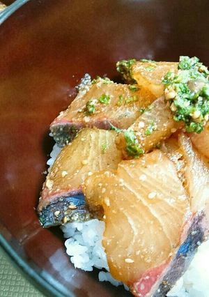 大葉が香る漬け丼♬-レシピのメイン写真