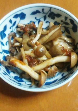きのこの梅おかか炒め(減塩レシピ）-レシピのメイン写真