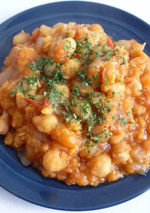 モロッコ風　ひよこ豆のトマト煮込み-レシピのメイン写真