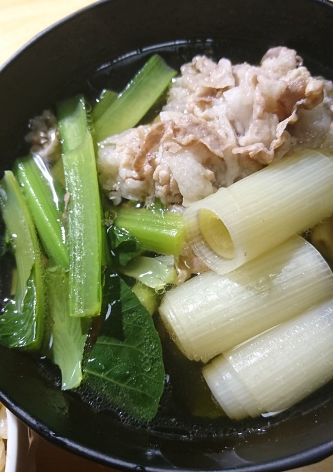 ヨネ家の青菜スープ-レシピのメイン写真