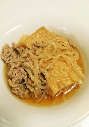 簡単☆豚ひき肉で肉豆腐☆-レシピのメイン写真