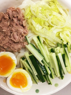 サラダうどん-レシピのメイン写真