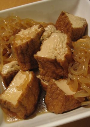 厚揚げとしらたきの炊いたの-レシピのメイン写真