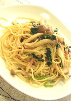 きのこ＆ほうれん草❤和風スパゲッティ-レシピのメイン写真