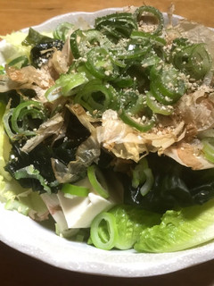 豆腐とわかめのサラダ-レシピのメイン写真