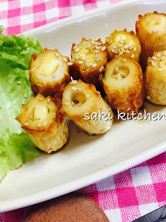 ♡チーズ入り竹輪の甘辛焼き♡-レシピのメイン写真