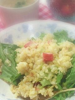 カニカマレタスチャーハン-レシピのメイン写真
