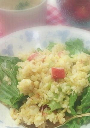 カニカマレタスチャーハン-レシピのメイン写真