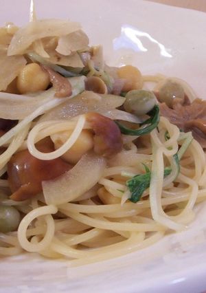秋の採れたてキノコでパスタ-レシピのメイン写真