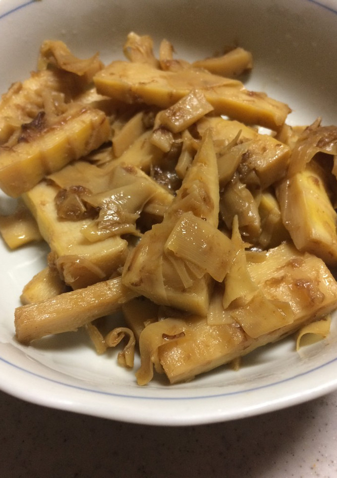簡単たけのこの鰹節煮-レシピのメイン写真