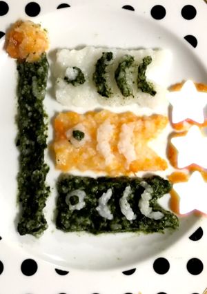 離乳食初期・中期 初節句プレート-レシピのメイン写真