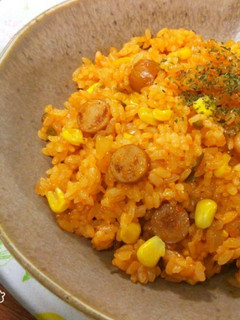 炊飯器でまぜまぜ♪簡単ケチャップライス-レシピのメイン写真