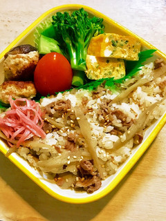 牛ごぼう混ぜ寿司弁当★-レシピのメイン写真