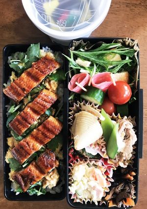 うな玉丼弁当-レシピのメイン写真