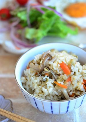がごめ昆布とろろの炊き込みご飯-レシピのメイン写真
