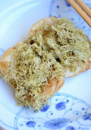 焼き餅醤油のがごめ昆布とろろ巻き-レシピのメイン写真