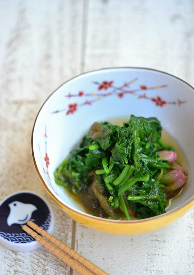 がごめ昆布とろろとほうれん草のお浸し-レシピのメイン写真