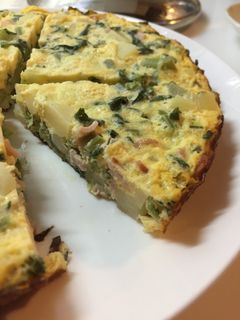 大根の葉のオープンオムレツ(*^^*)-レシピのメイン写真