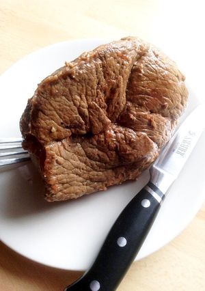 シンプルに！牛モモ塊肉のポートロースト-レシピのメイン写真