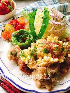 梅酢チキン南蛮と梅干しタルタル-レシピのメイン写真