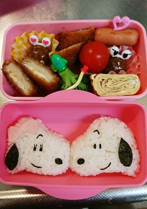 スヌーピー♪キャラ弁スヌーピー-レシピのメイン写真