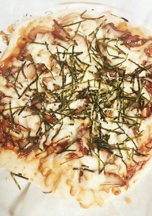 発酵なし！照り焼きチキンピザ-レシピのメイン写真