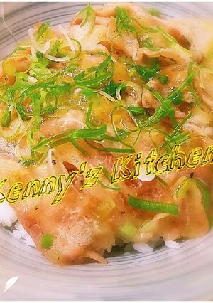 男の料理！コンビニ風ネギ塩豚丼！-レシピのメイン写真