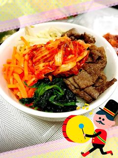 3色ナムルと牛肉のビビンバ-レシピのメイン写真