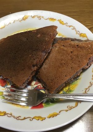 ヘルシー紫野菜ホットケーキ-レシピのメイン写真