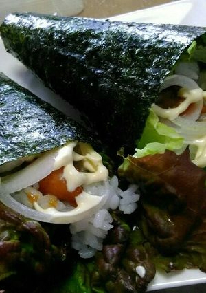 子供大好き☆焼き鳥手巻き-レシピのメイン写真