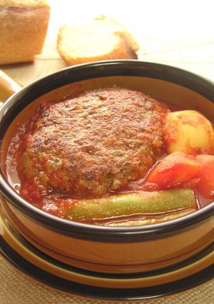 オーブンにおまかせ♪煮込みハンバーグ-レシピのメイン写真