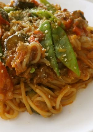 ♡茄子とフレッシュトマトのパスタ♡-レシピのメイン写真