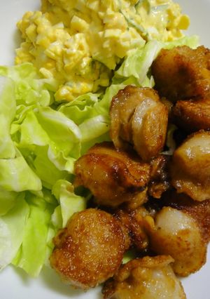 ベビーホタテのバター醬油焼き-レシピのメイン写真