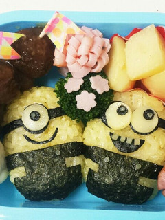 キャラ弁☆ミニオン-レシピのメイン写真