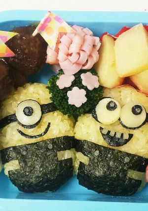 キャラ弁☆ミニオン-レシピのメイン写真