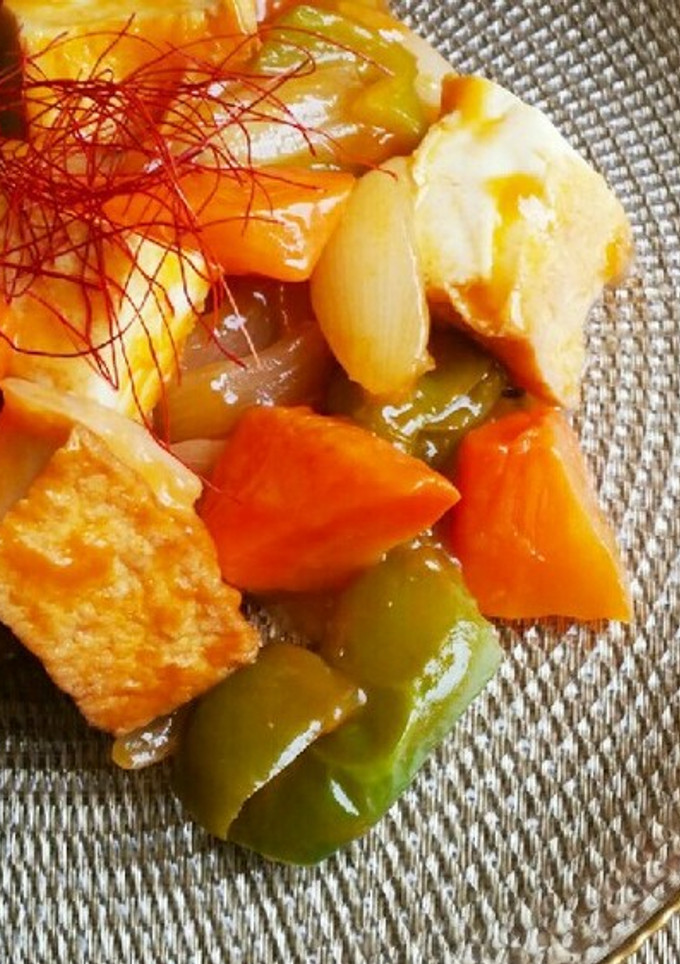 ✨厚揚げと野菜の甘酢炒め✨-レシピのメイン写真