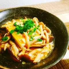 รูปของ 優しい味✩豆腐のきのこあんかけ
