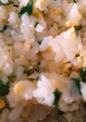 レンジで簡単！たまごとワカメのお粥-レシピのメイン写真