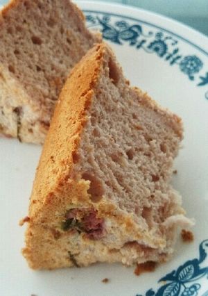 春の香り♪桜いちごシフォンケーキ-レシピのメイン写真
