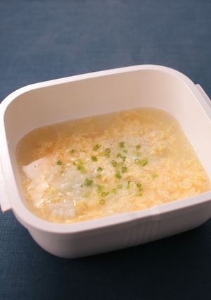 ふんわりたまご雑炊【レンジで4分】-レシピのメイン写真