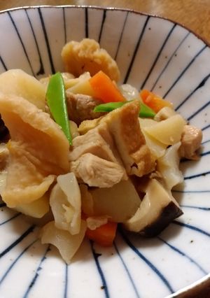 郷土の味！干しかぶとたけのこの煮物-レシピのメイン写真