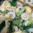 にらたまとちくわのお味噌汁