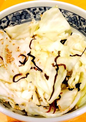 ポリ袋で簡単☆おつまみ塩昆布キャベツ-レシピのメイン写真