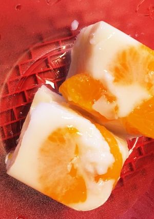 夏にぴったり！さっぱりみかんの牛乳寒天-レシピのメイン写真