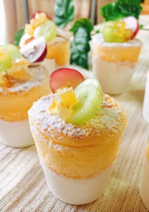 ＊ヨーグルトクリームのレモンシフォン＊-レシピのメイン写真
