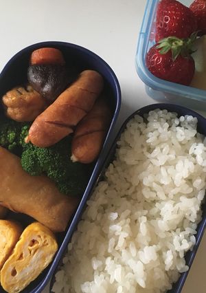 中学生女子 時短 弁当-レシピのメイン写真