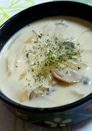 きのこクリームスープ-レシピのメイン写真