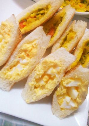 剥がされないサンドイッチ☆掴み食べ-レシピのメイン写真
