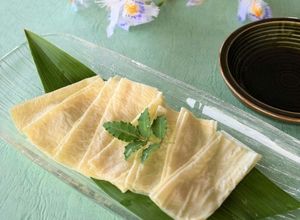 乾燥ゆばで簡単！ゆばの刺身（精進料理）-レシピのメイン写真