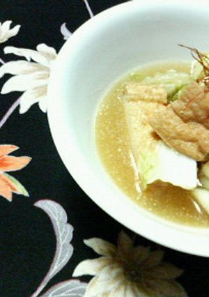 ホッっとする✿白菜と❀厚揚げの✿煮物-レシピのメイン写真